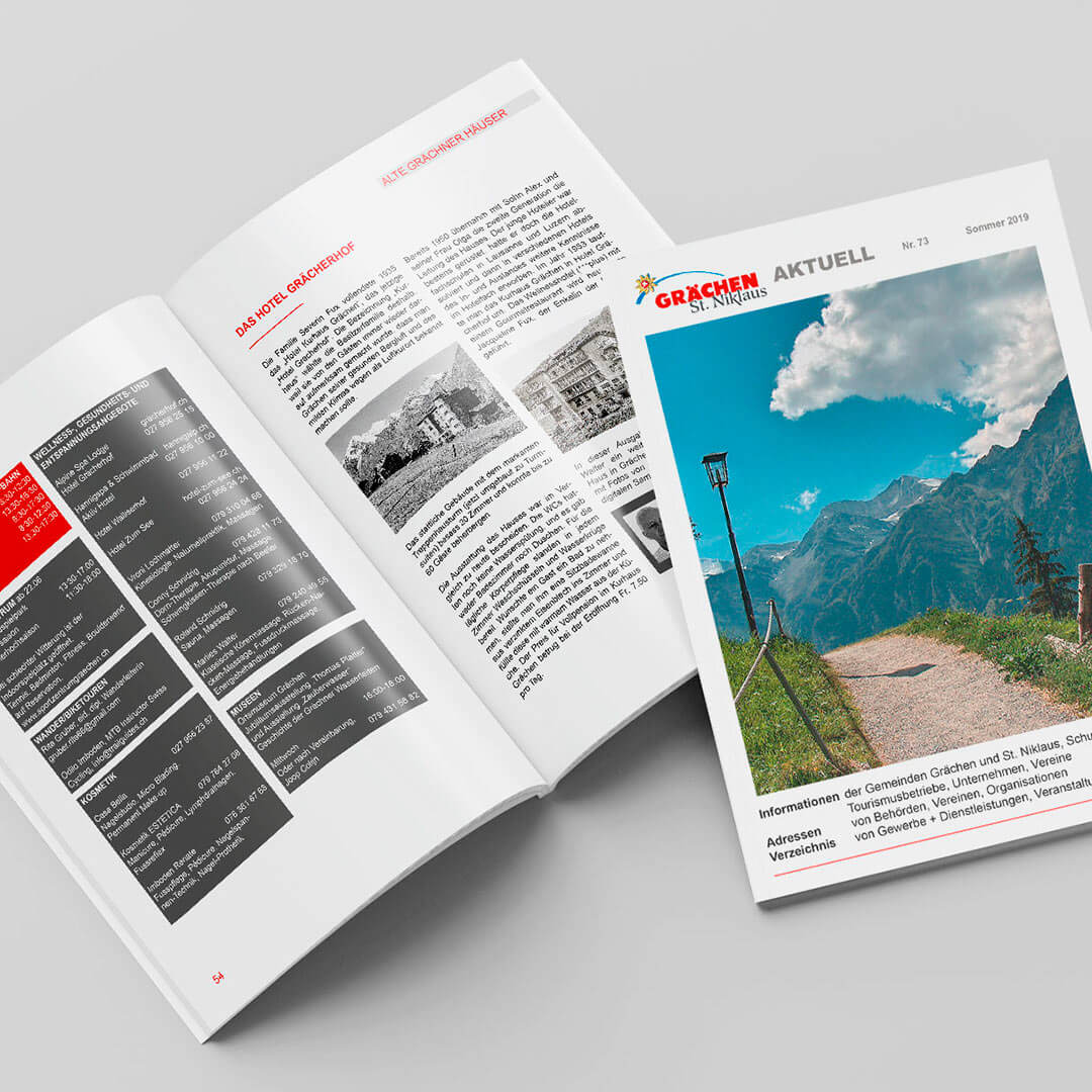 Broschüre Grächen Aktuell