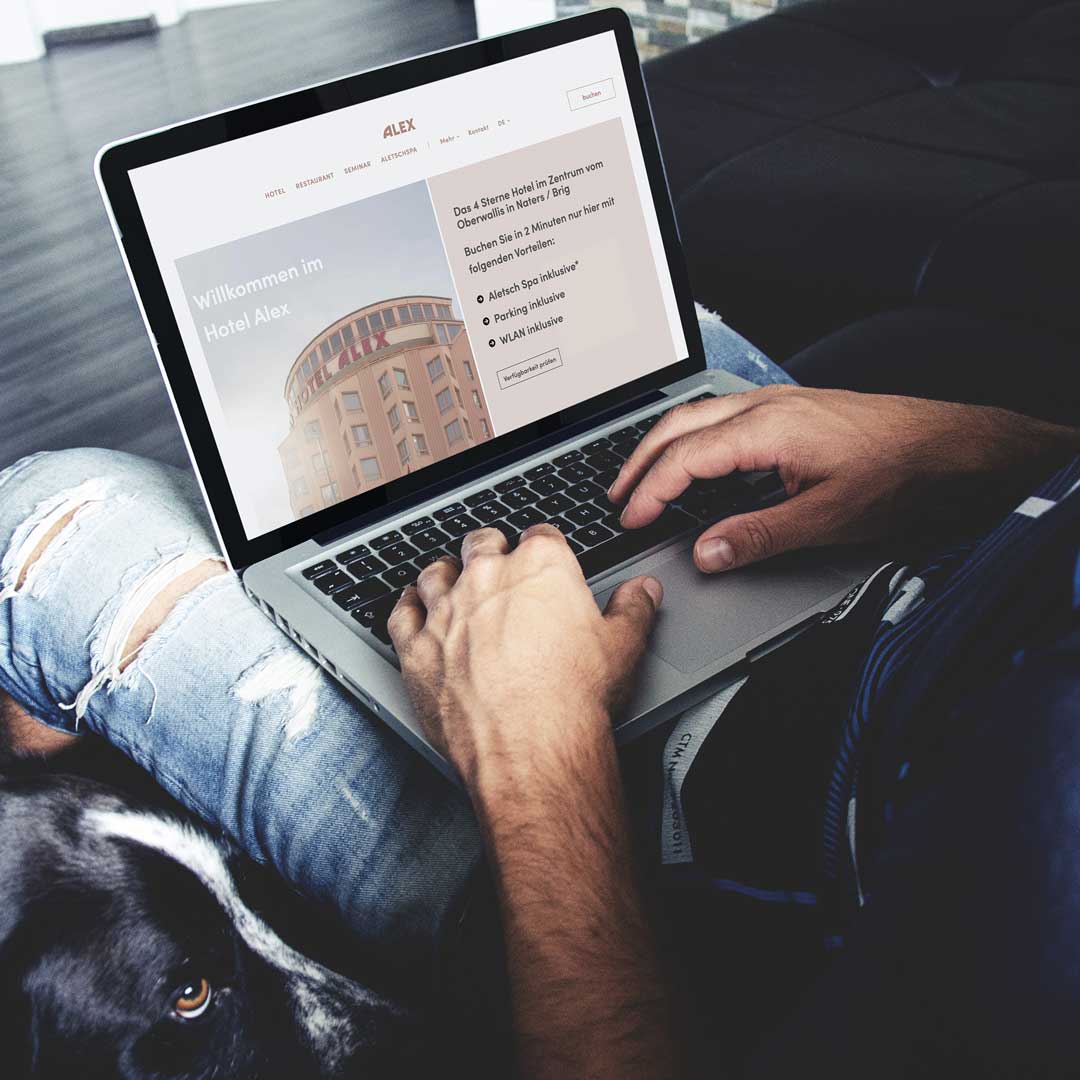 Webdesign für die Gemeinde Grächen