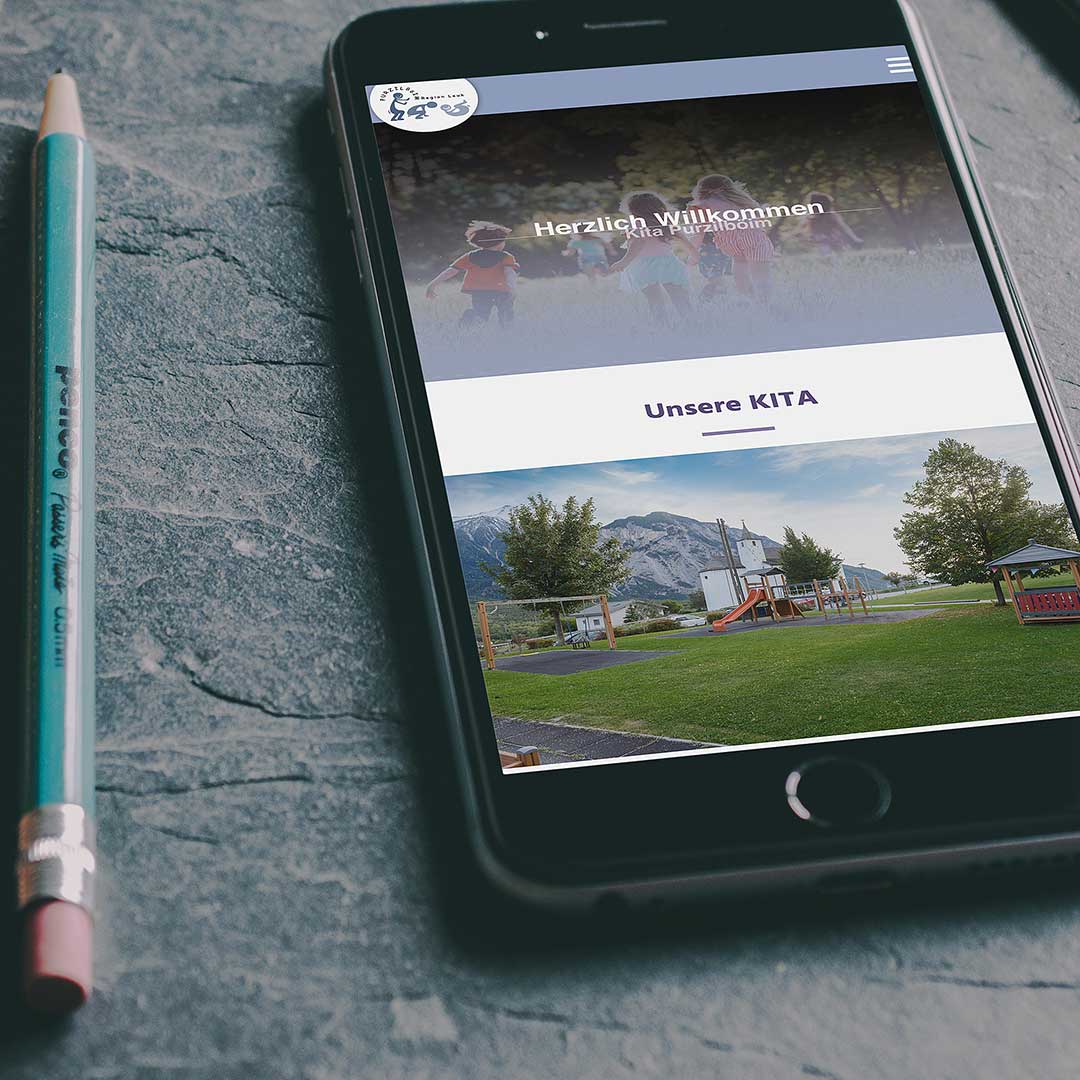 Kita Leuk: Ansicht auf dem Mobilen Telefon