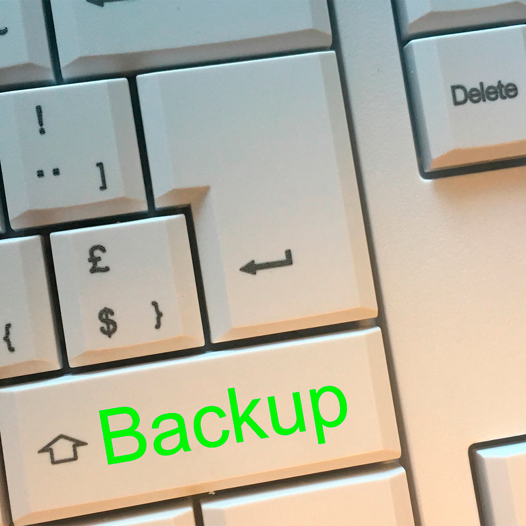 Backup, backup, backup
